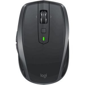 Logitech MX Anywhere 2S 4000DPI Bluetooth + Unifying Dual-mode Rechargeable Symmetrical Design Wireless Optical Gaming Mouse (Black)
