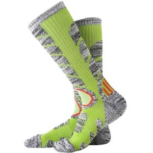 Outdoor Cycling Socks Compression Sports Football Ski Running Soft Knee-High Sports Socks  Size:M ( 35-39?(Green)