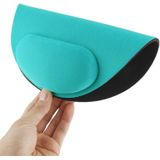 2 PCS Cloth Gel Wrist Rest Mouse Pad(Sky Blue)