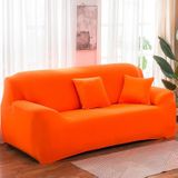 Four Seasons Solid Color Elastic Full Coverage Non-slip Sofa Cover(Fluorescent Red)