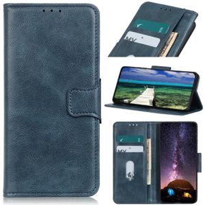 For OPPO Reno6 Pro+ 5G Mirren Crazy Horse Texture Horizontal Flip Leather Case with Holder & Card Slots & Wallet(Blue)