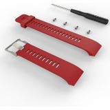 For Garmin Forerunner 30 / 35 Silicone Replacement Wrist Strap Watchband(Red)