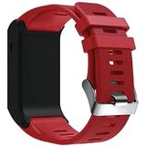 Silicone polsbandje voor Sport voor Garmin Vivoactive HR (rood)