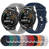 Voor Huawei Watch GT Runner 22 mm effen kleur zachte siliconen horlogeband