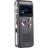 SK-012 8GB Voice Recorder USB Professional Dictaphone  Digital Audio With WAV MP3 Player VAR  Function Record(Silver)