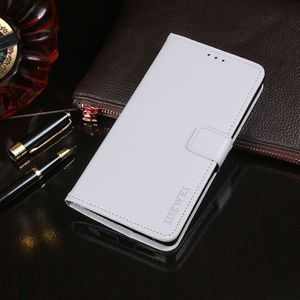 For OPPO R15 Pro idewei Crazy Horse Texture Horizontal Flip Leather Case with Holder & Card Slots & Wallet(White)