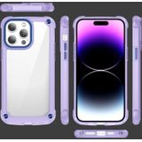 Voor iPhone 11 Pro Skin Feel TPU + pc-telefoonhoes (transparant paars)