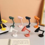 3 PCS Mini LED Desk Lamp Folding Portable Night Light Magnetic Eye Protection Desk Lamp(LD02-Pink)