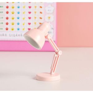 3 PCS Mini LED Desk Lamp Folding Portable Night Light Magnetic Eye Protection Desk Lamp(LD02-Pink)