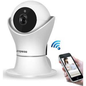 Anpwoo Hercules GM8135 + SC2145 1080P HD WiFi IP-camera  ondersteuning bewegingsdetectie & infrarood nachtzicht & TF-kaart (Max 128GB) (wit)