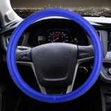 Universele auto plating lederen Steering Wheel cover  diameter: 38cm (blauw)