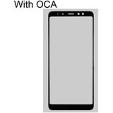 Voorscherm Buitenste glazen lens met OCA Optisch duidelijke lijm voor Samsung Galaxy A8 + / A730