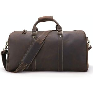 6482 Large-Capacity Cross-Body Luggage Bag For Business Travel Dry & Wet Separation Fitness Sports Bag(Brown)