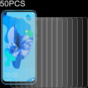 For Huawei P20 Lite 50 PCS 0.26mm 9H 2.5D Tempered Glass Film