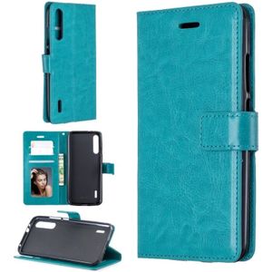 For Xiaomi Mi A2 Crazy Horse Texture Horizontal Flip Leather Case with Holder & Card Slots & Wallet & Photo Frame(Blue)