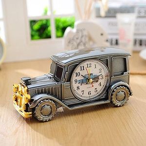 Multi-functional Originality Vintage Car Model Pointer Alarm Clock with Pen Container