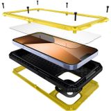 For iPhone 14 Pro Shockproof Waterproof Dustproof Metal + Silicone Phone Case(Yellow)