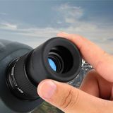 15-45X60 Zoom Single-lens Telescope High-definition Monocular Binoculars Outdoor Bird Watching Target Glasses(Green)
