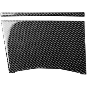 2 in 1 Car Carbon Fiber Water Cup Cover Decorative Sticker for BMW 3 Series G20/G28/325Li/330d/335 2019-2020 Left Drive