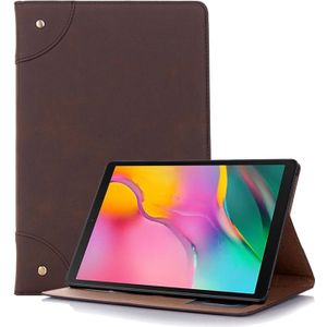 Retro Book Style Horizontal Flip Leather Case for Galaxy Tab S5e 10.5 T720 / T725  with Holder & Card Slots & Wallet (Coffee)