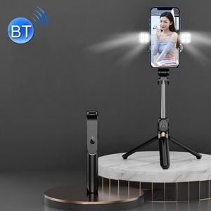 XT06S Live Beauty Bluetooth Tripod Selfie Stick (Zwart)