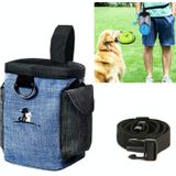 Dog Training Bag Outing Food Snacks Garbage Bag Dog Outing Training Waist Bag Pet Training Bag  Specification:Blue Waist Bag