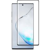 For Galaxy Note 10  0.3mm 9H Surface Hardness 3D Privacy Curved Edge Glue Curved Full Screen Tempered Glass Film  Fingerprint Unlock Is Not Supported (Black)