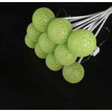 2 PCS Bouquet Cotton Ball Lights Starry Sky Ball Lights Flowers Decoration Packaging Materials(Green )