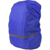 Reflective Light Waterproof Dustproof Backpack Rain Cover Portable Ultralight Shoulder Bag Protect Cover  Size:L(Blue)
