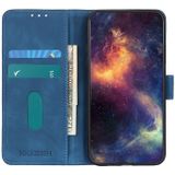 For Galaxy Note10 Lite / A81 KHAZNEH Retro Texture PU + TPU Horizontal Flip Leather Case with Holder & Card Slots & Wallet(Blue)