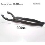 12 Inch Car Repairing Oil Filter Wrench Plier Disassembly Dedicated Clamp Filter Grease Wrench Special Tools