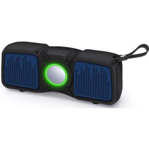 New Rixing NR-9011 Bluetooth 5.0 Portable Outdoor Wireless Bluetooth Speaker(Blue)