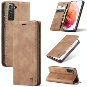 For Samsung Galaxy S30 / S21 CaseMe 013 Multifunctional Horizontal Flip Leather Case with Holder & Card Slot & Wallet(Brown)