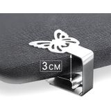 6 stks roestvrij stalen tafelkleed clip graphics tafelkleed clip high-elastische bewegende fixing clip