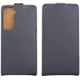 Voor Samsung Galaxy S22 5G verticale flip lederen telefooncase met kaartsleuf