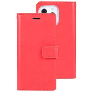 Voor iPhone 14 Pro MERCURY GOOSPERY MANSOOR 9 Kaartsleuven Lederen Case (Rood)