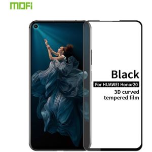MOFI 9H 3D Explosion-proof Curved Screen Tempered Glass Film for Huawei Honor 20