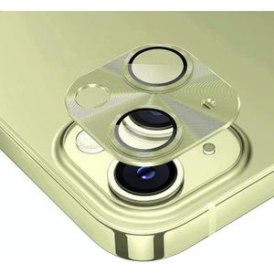 Voor iPhone 15 / 15 Plus ENKAY aluminiumlegering gehard glas Lens Cover Film