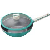 Maifan Stone Non-Stick Cookware Roestvrijstalen Voedingssupplement Pot  Specificatie: Wok 28cm