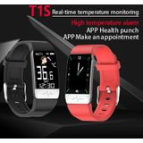 T1S 1.14 inch Screen IP67 Waterproof Smart Bracelet  Support Blood Oxygen Monitoring / Body Temperature Monitoring / Heart Rate Monitoring(Blue)