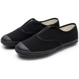 LuTai Men Loafers Rubber Zool Schoenen Ademende Slijtvaste Casual Schoenen  Maat: 41 (2001 Zwart)