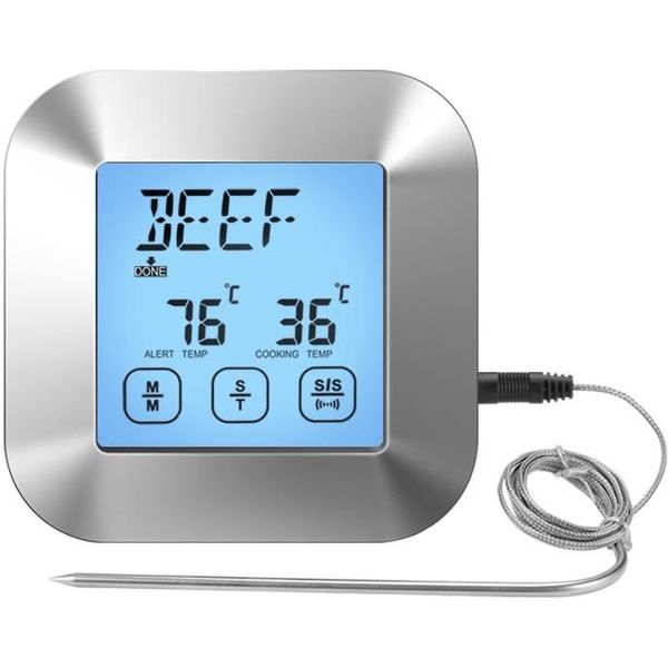 TS-BN53 Wireless Touch Screen Kitchen BBQ Thermometer Electronic