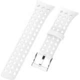 Silicone Male Replacement Wrist Strap for SUUNTO M1 / M2 / M4 / M5 (White)