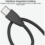 Ivon CA87 USB tot 8 PIN TPE Snelle ladingsgegevenskabel  kabellengte: 1m