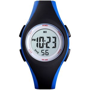 SKMEI 1459 Sports Waterproof Children's Watch Small Camouflage Student Gift Watch Electronic Watch(Black)