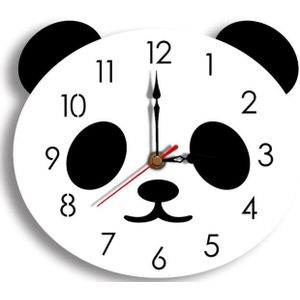 Cartoon Wall Clock Acrylic Clock Panda Simple Home Wall Clock