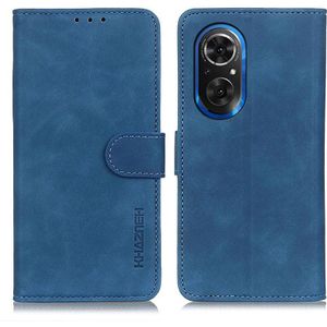 For Honor 50 SE / Huawei Nova 9 SE KHAZNEH Retro Texture Horizontal Flip Leather Phone Case(Blue)