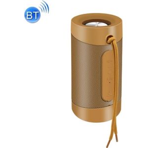 Mini Draadloze Bluetooth Speaker Outdoor Subwoofer Portable Card Desktop Audio  Kleur: Normaal Geel