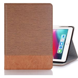 Cross Texture Horizontal Flip PU Leather Case for iPad Pro 12.9 inch (2018)  with Holder & Card Slots & Wallet (Brown)