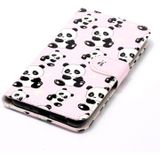 For Huawei  P10 Lite Gloss Oil Embossed Panda Pattern Horizontal Flip Leather Case with Holder & Card Slots & Wallet & Photo Frame